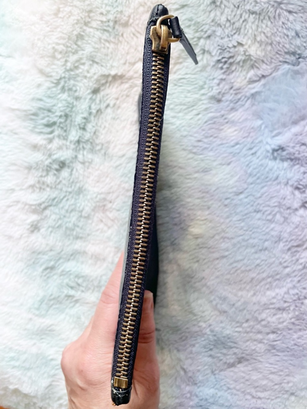 Celine Black Leather Pouch - Picture 6 of 10